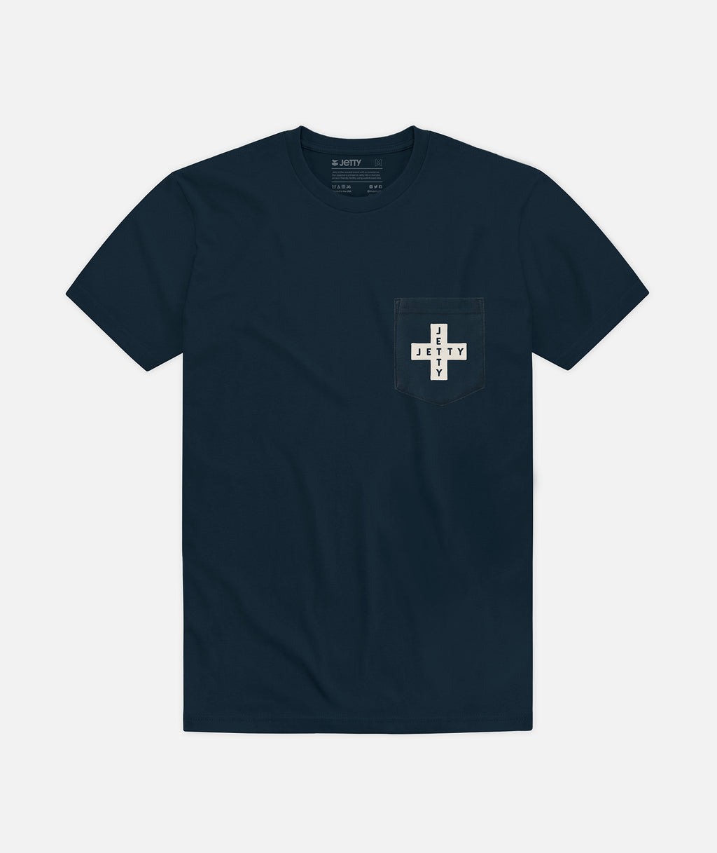 Portside Pocket Tee - Navy - Jetty