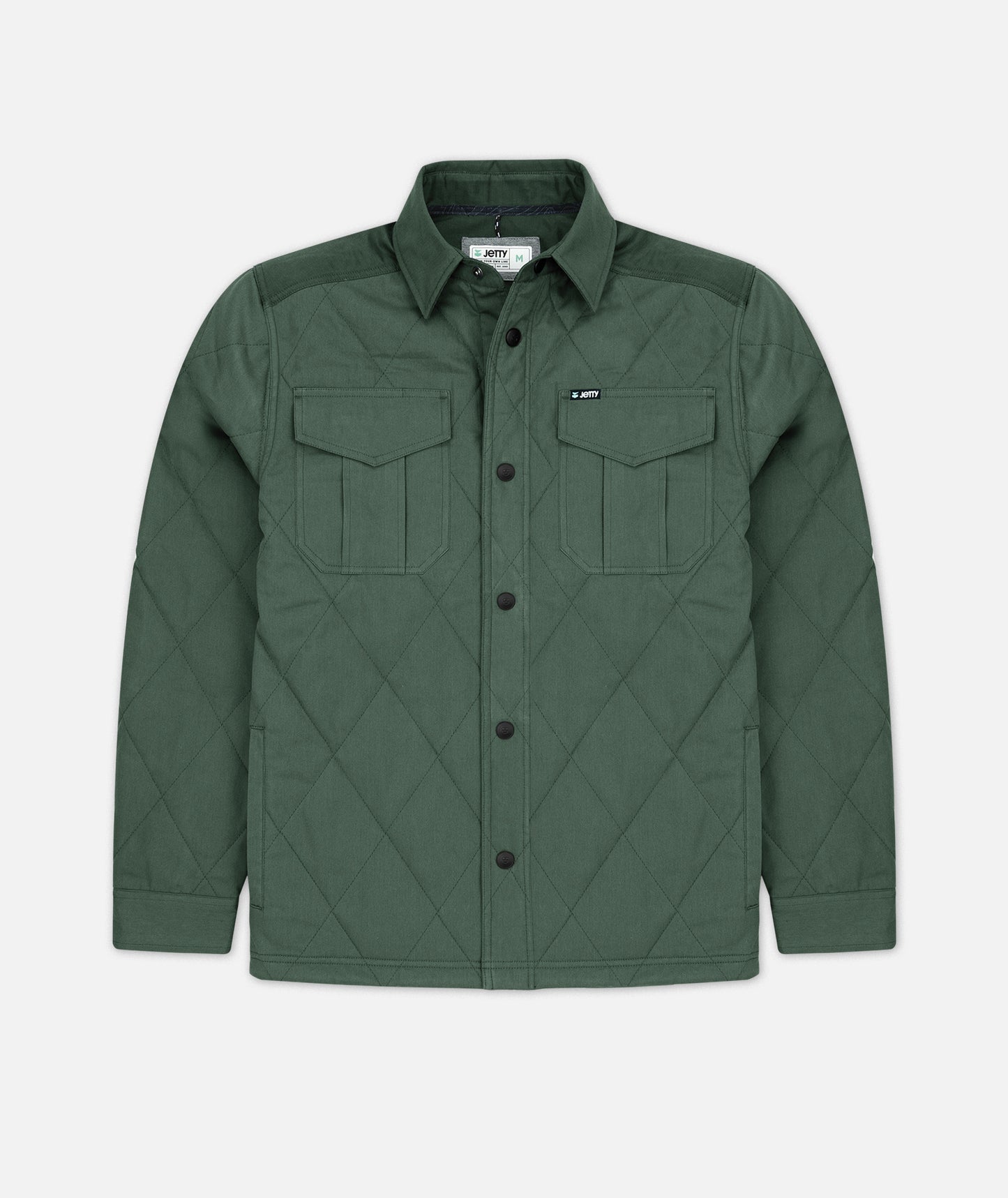 F21 The Dogwood Quilted Jacket - Military