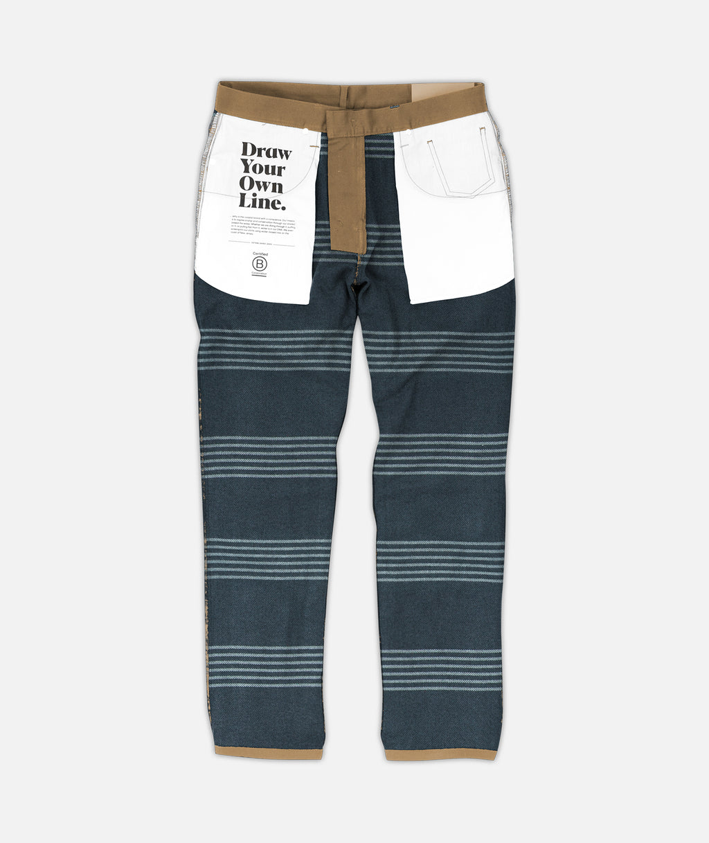 Mariner Flannel Lined Pant - Khaki - Jetty