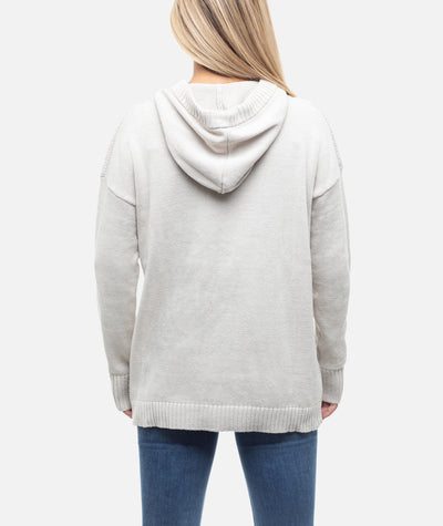 Barnegat Hooded Sweater - Cloud