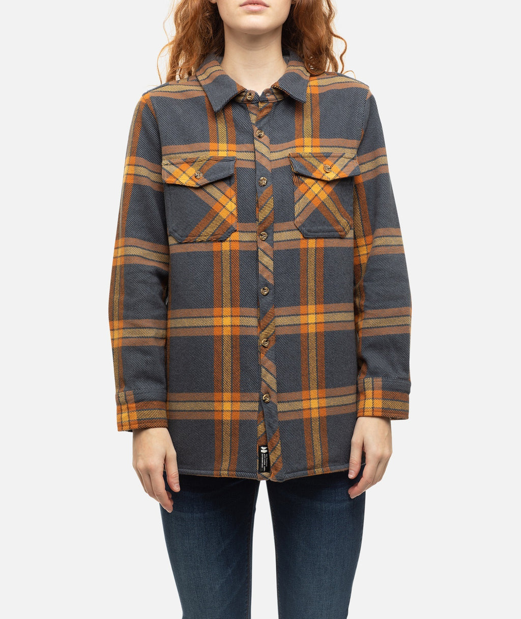 Newport Flannel Top - Iron - Jetty