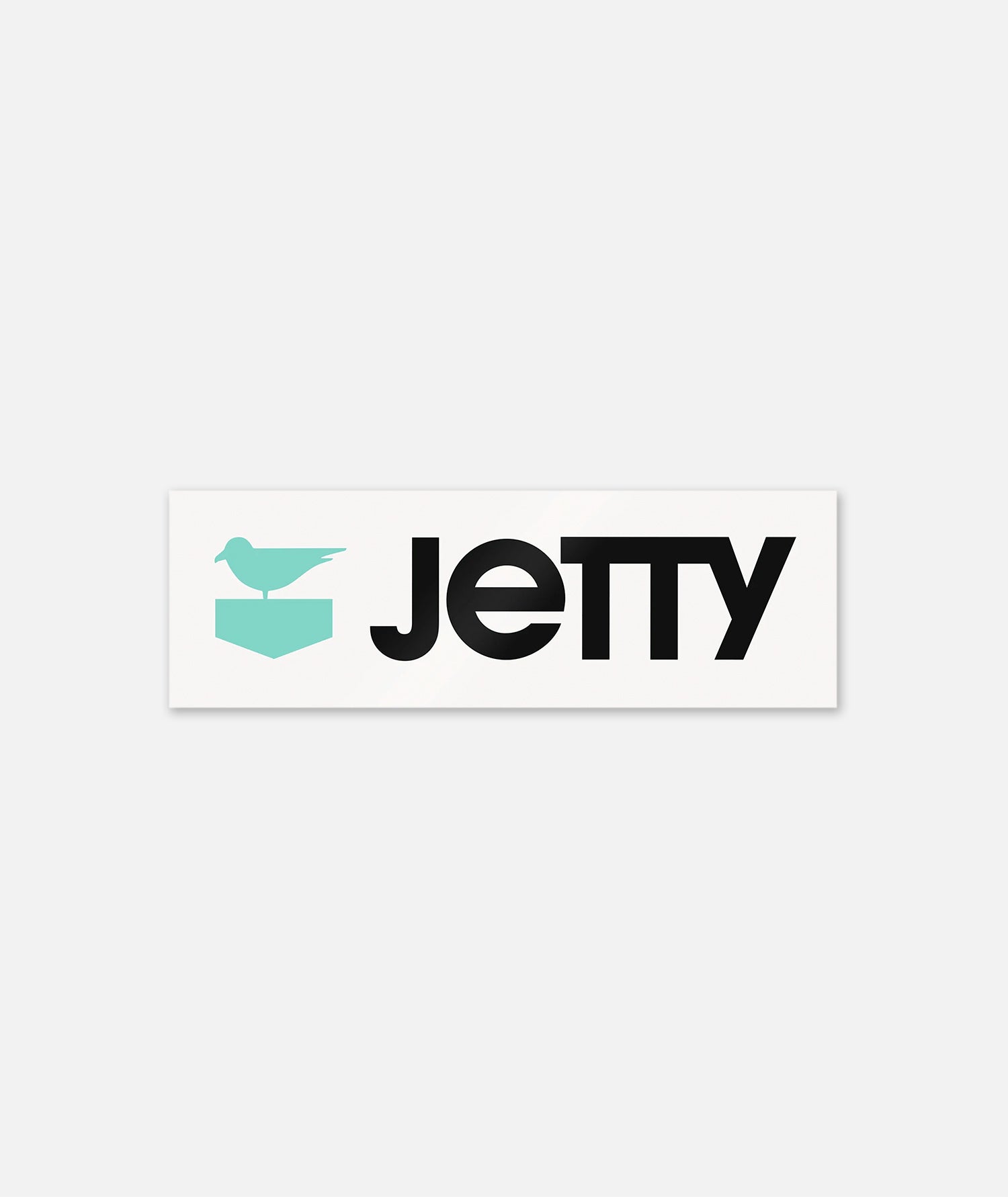 Mint Banner Sticker- White