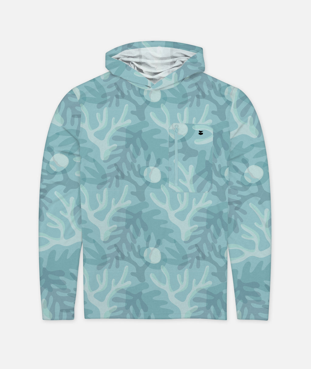 S21 Skiff UV Hooded LST - Light Blue - Jetty
