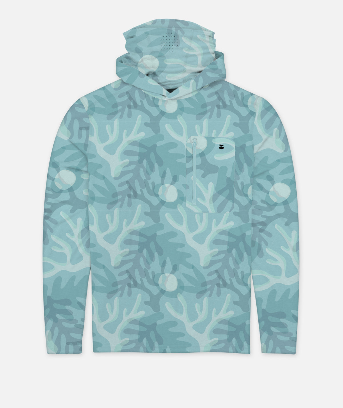 S21 Skiff UV Hooded LST - Light Blue - Jetty
