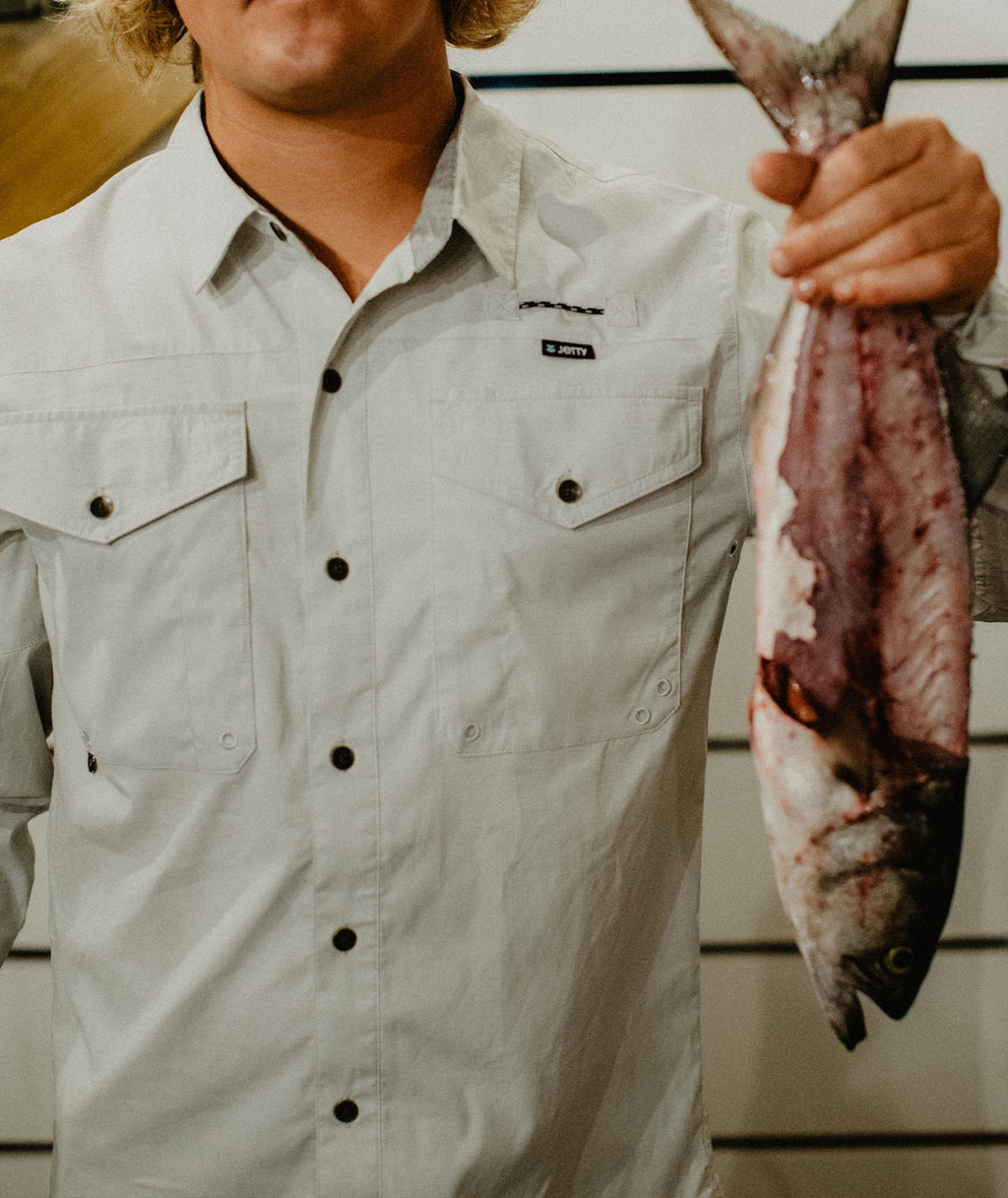 Bowline Guide Shirt - Grey - Jetty