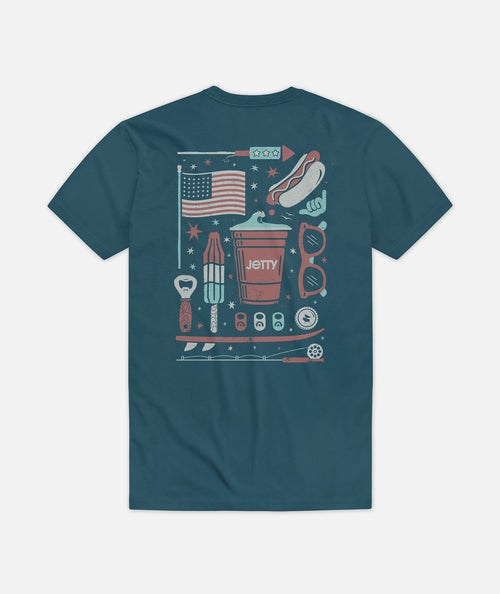 Bottlerocket Tee - Teal - Jetty