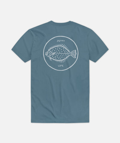 Flounder Tee - Fog