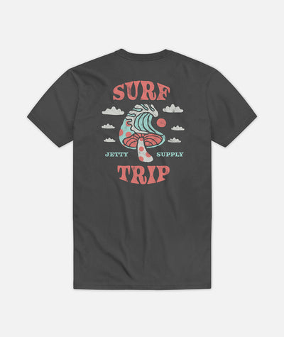 Camiseta Surf Trip - Carbón