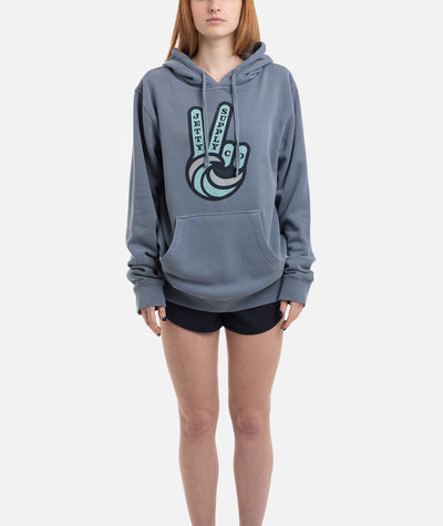 Peace Hoodie - Blue