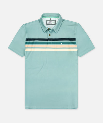 Polo de golf S22 Bunker - Azul claro