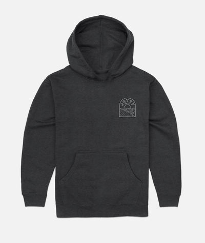 Grom Windswept Hoodie - Charcoal