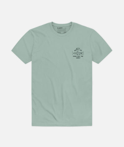Geteiltes T-Shirt – Minze
