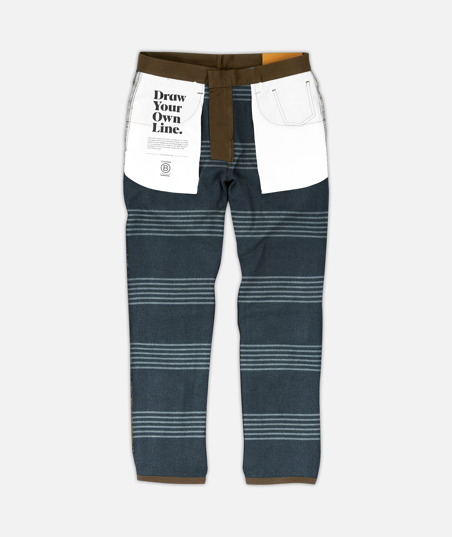 Mariner Flannel Lined Pant - Brown