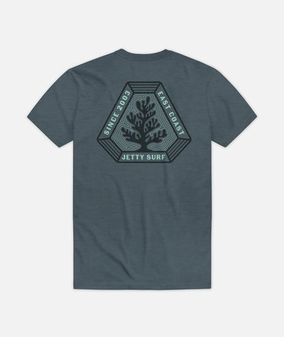 Coral Tee - Indigo