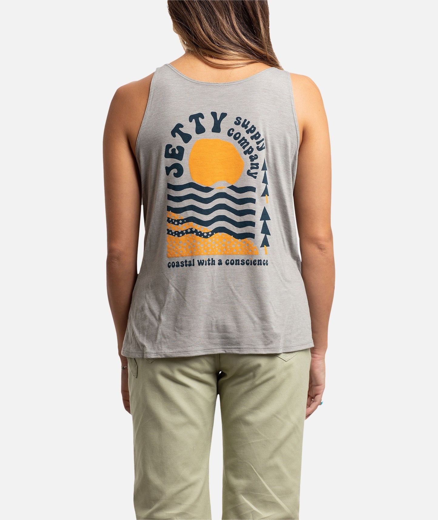 Undertow Tank - Heather Grey