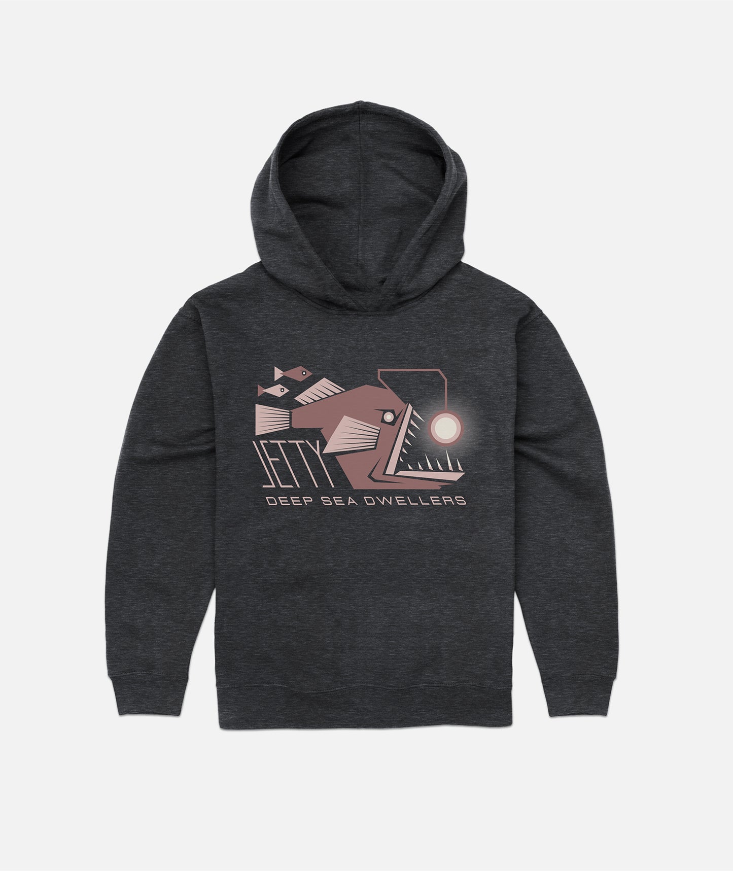 Tot Anglerfish Hoodie - Charcoal