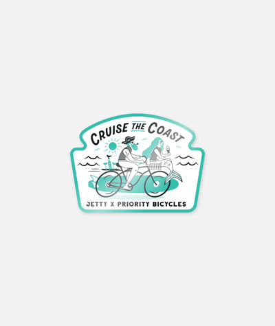 Cruise the Coast Sticker - Mint