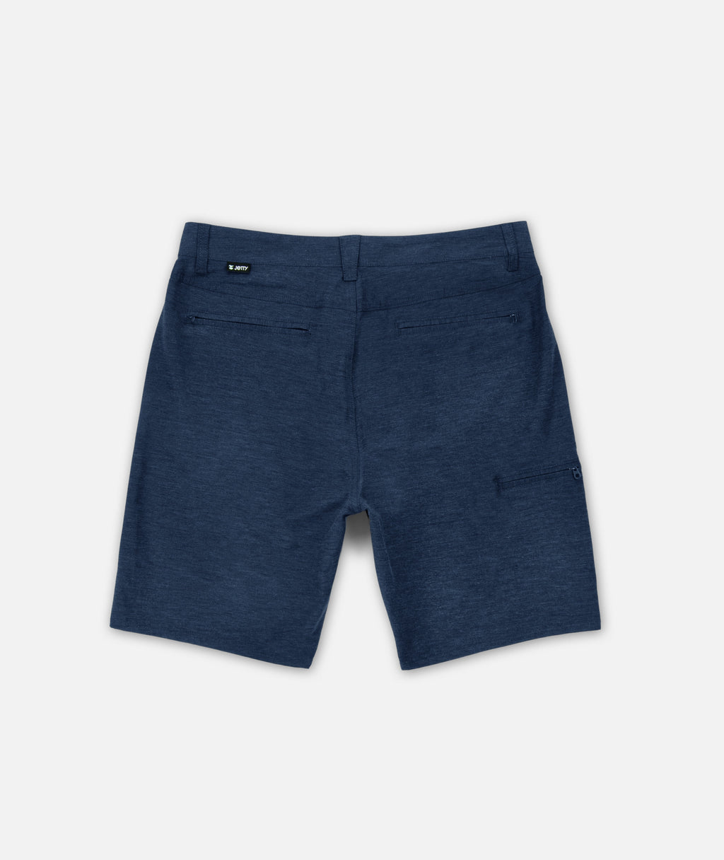 Fall 21Polywog Hybrid Walkshort - Navy - Jetty