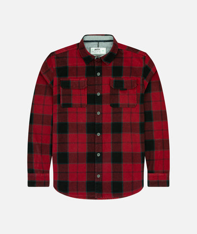 F22 Arbor Flannel - Red