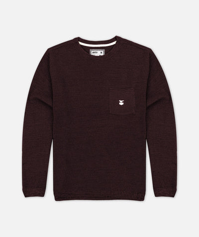 The Brine Sweater - Burgundy