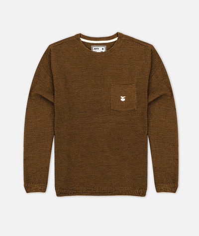The Brine Sweater - Brown