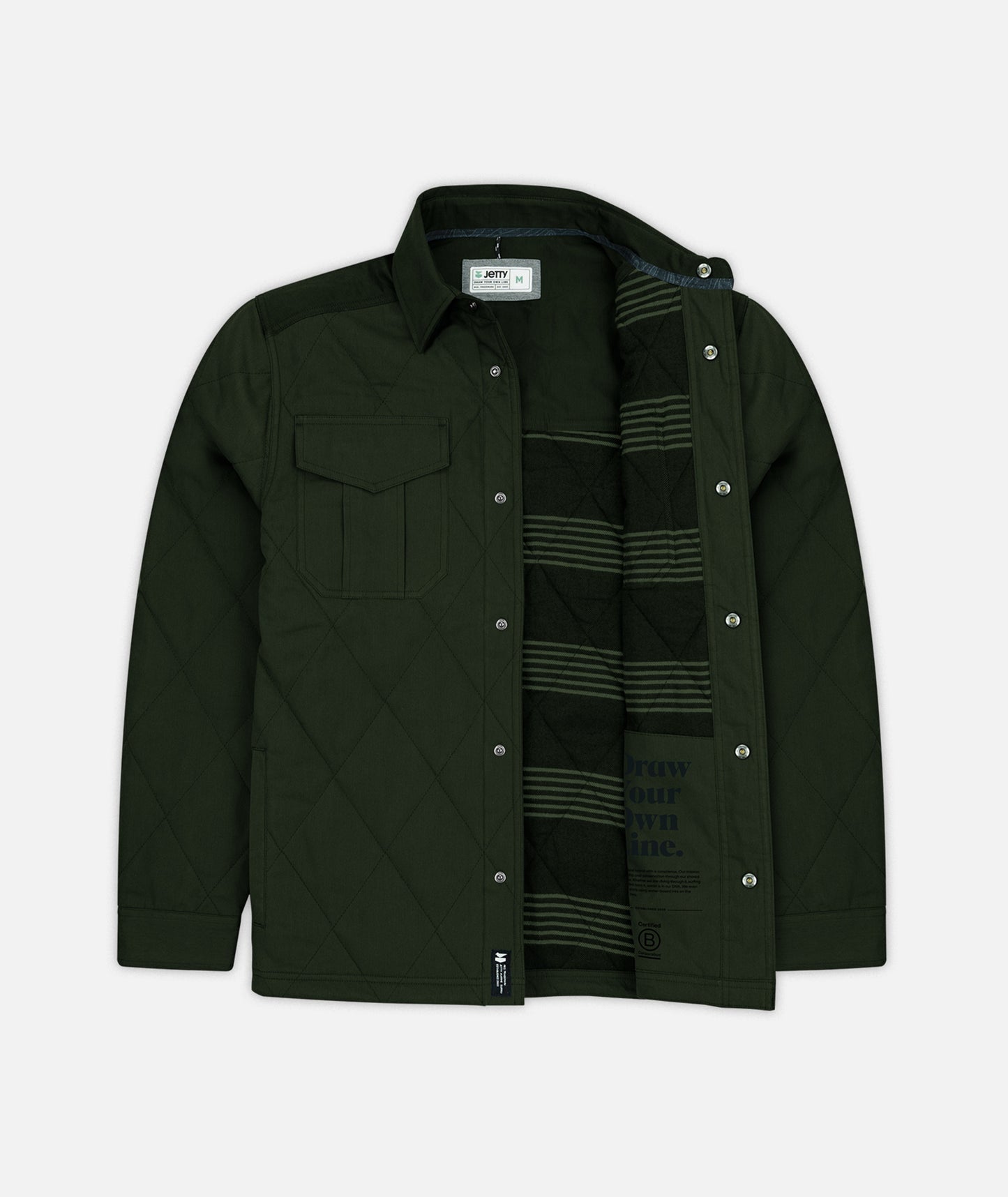 The Dogwood Quilted Jacket - Military