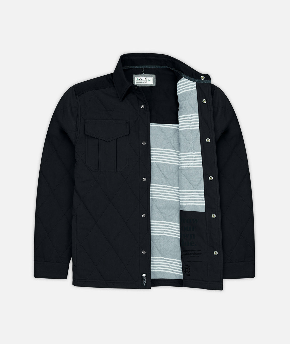 The Dogwood Quilted Jacket - Graphite - Jetty