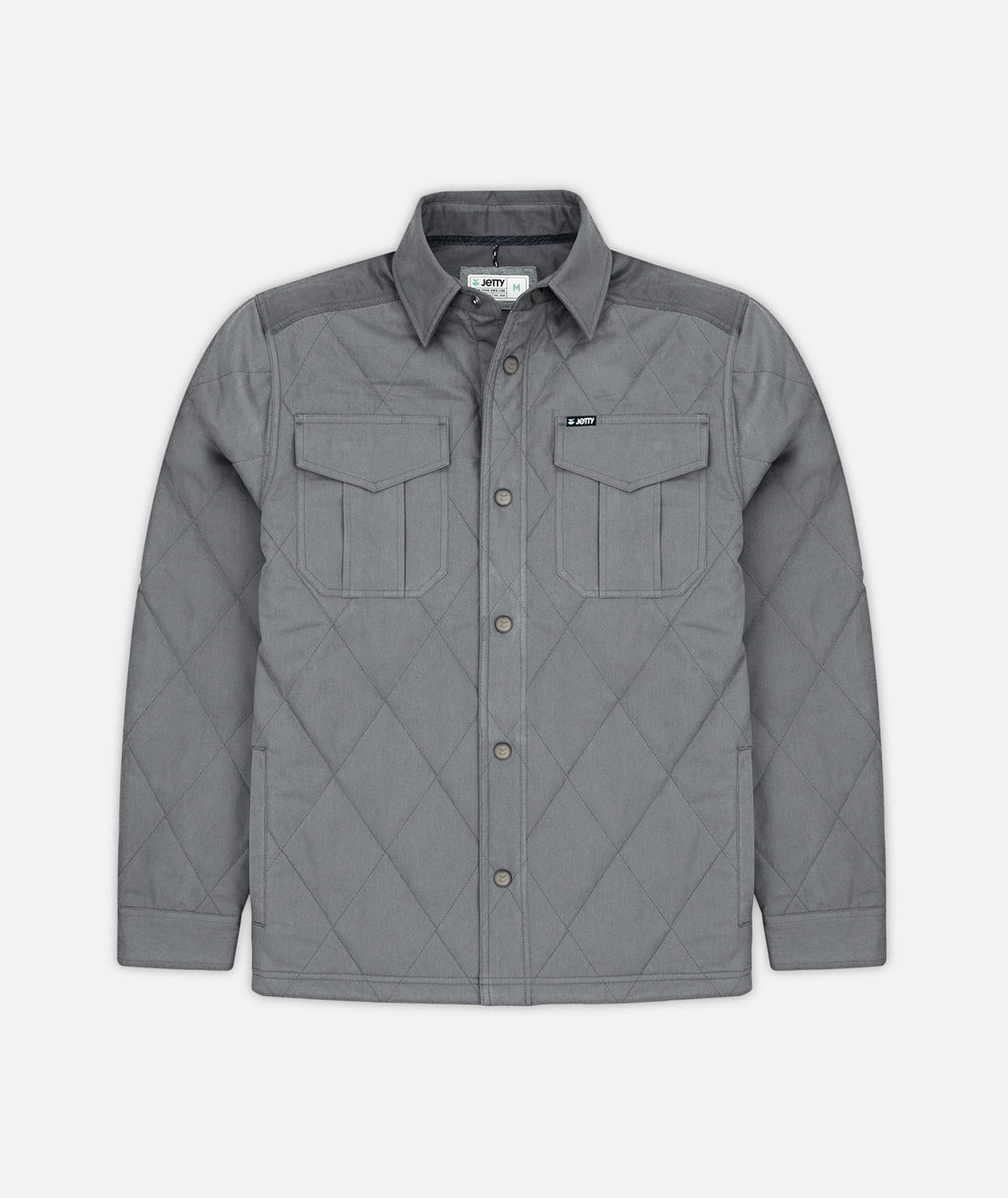 The Dogwood Quilted Jacket - Grey - Jetty