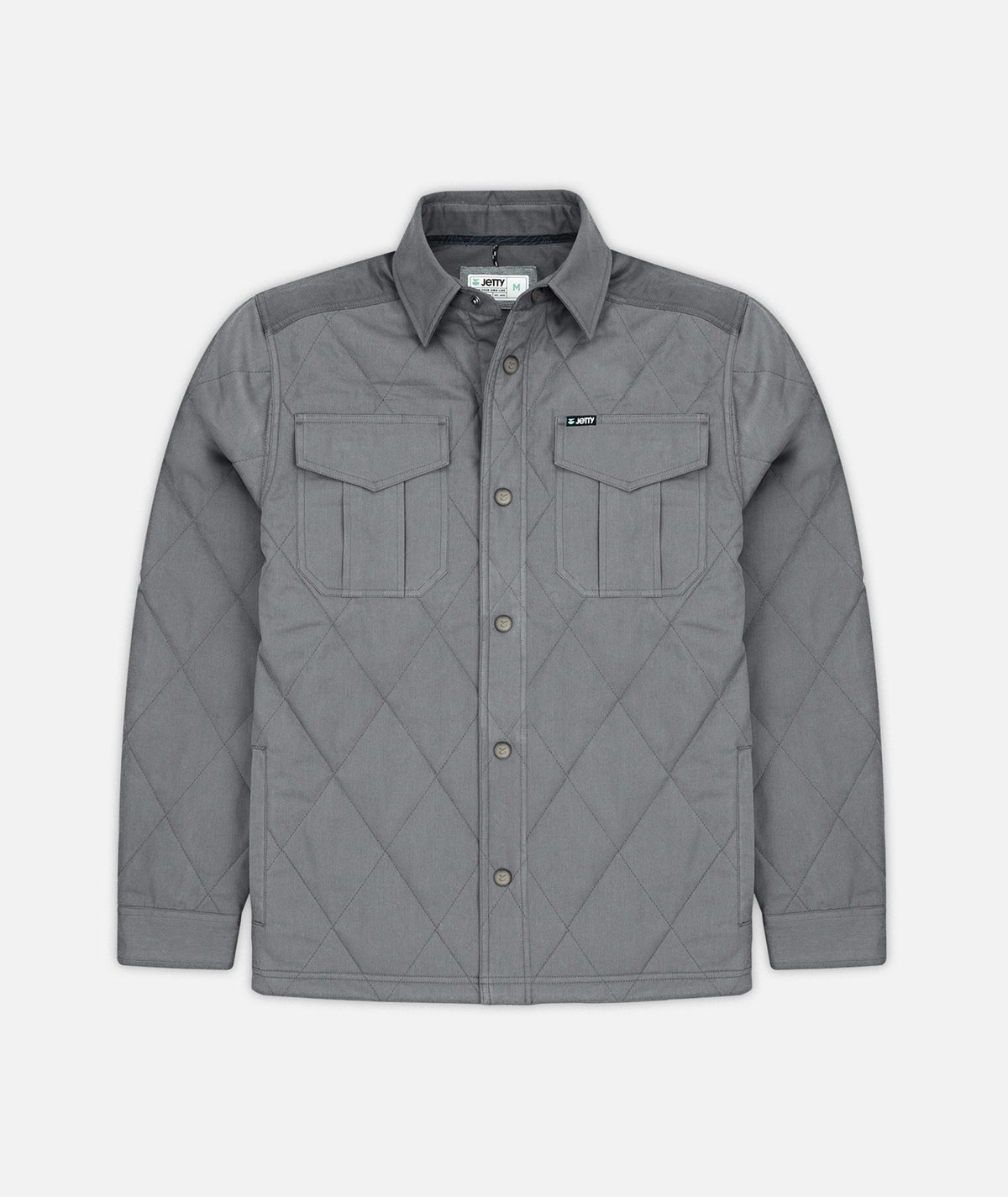 The Dogwood Quilted Jacket - Grey - Jetty