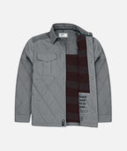 The Dogwood Quilted Jacket - Grey - Jetty