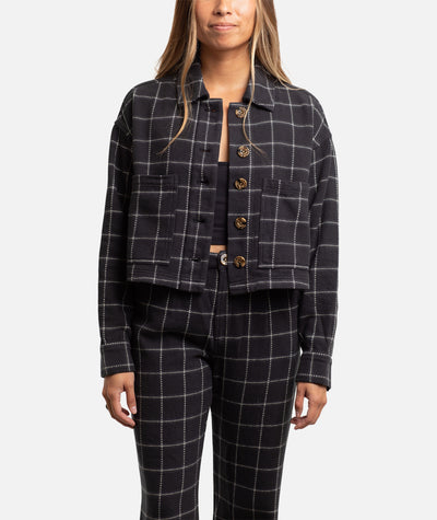 Shoreline Flannel Jacket - Graphite