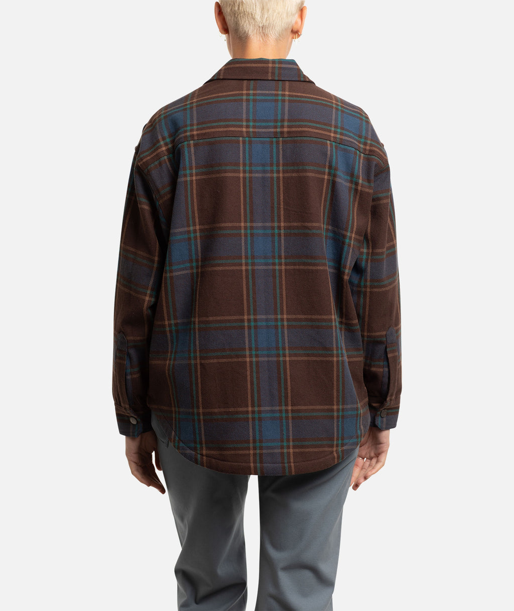 Truss Flannel Jacket - Brown - Jetty