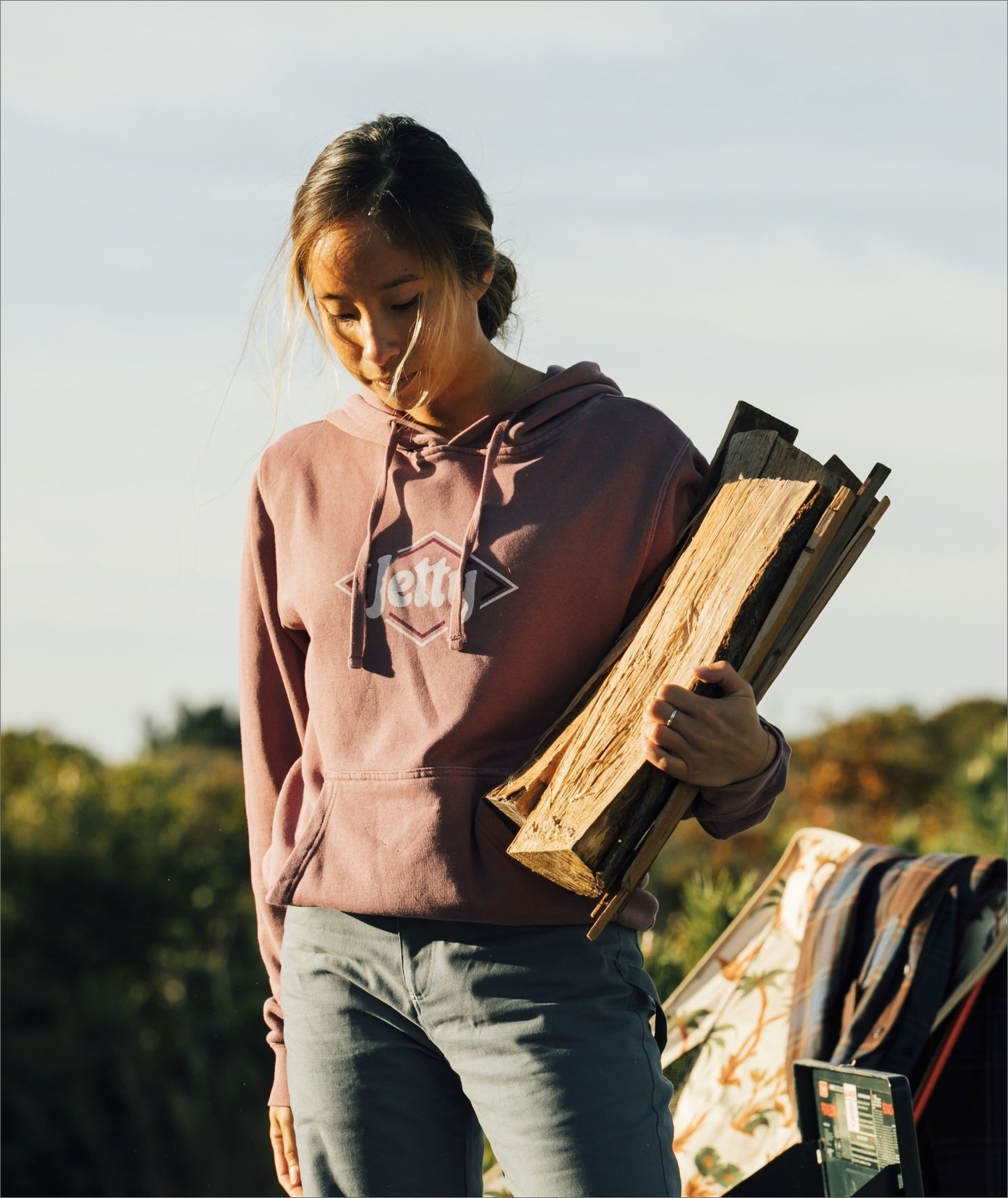 Gem Hoodie - Mauve
