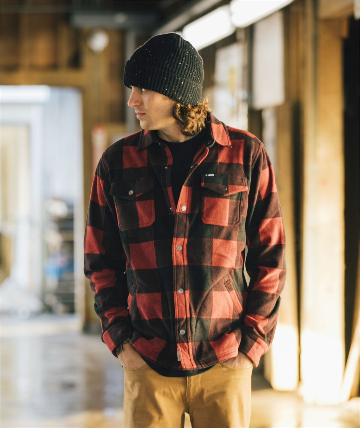 The Concordia Fleece - Red - Jetty