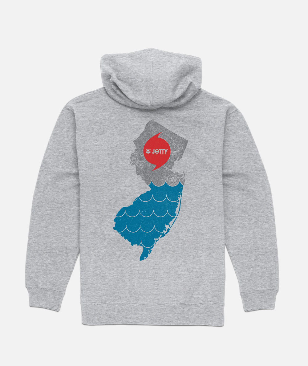Sandy 10th Anniversary Hoodie - Heather Grey - Jetty