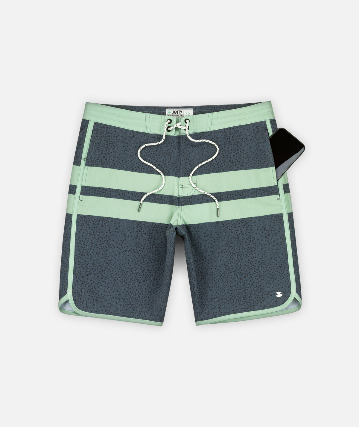 Sandbar Hybrid Boardshort - Indigo - Jetty