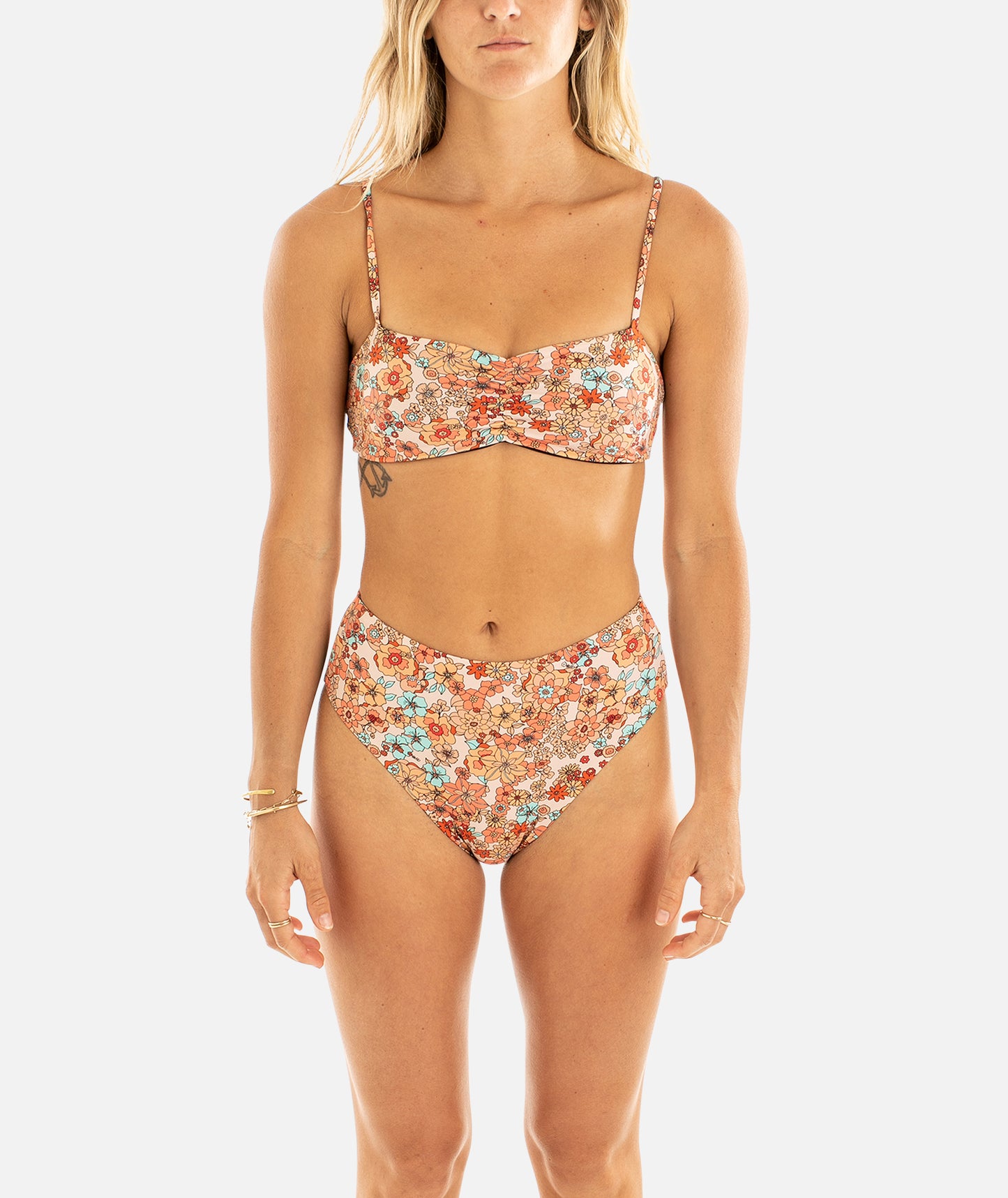 Top de bikini estilo camisola - Rubor