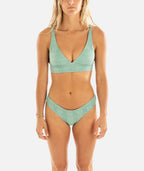 Claire Bikini Top - Green - Jetty