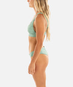 Claire Bikini Top - Green - Jetty