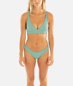 Claire Bikini Top - Green - Jetty