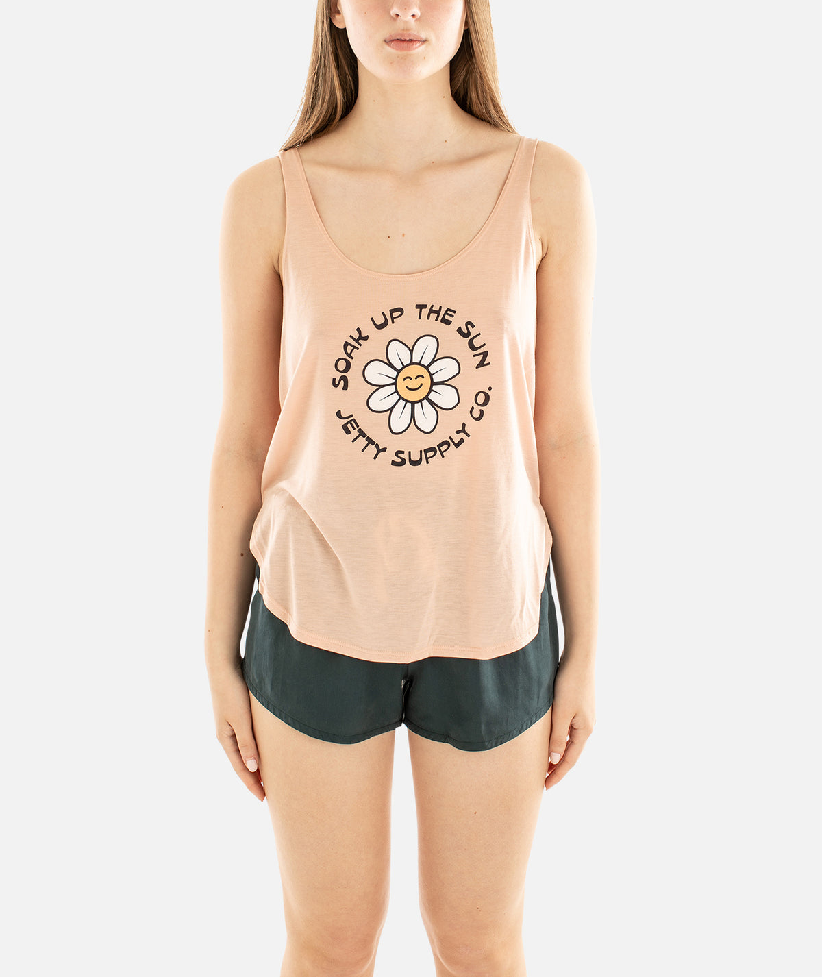 Sunbather Tank - Peach - Jetty