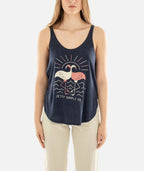 Flamingo Tank - Navy - Jetty