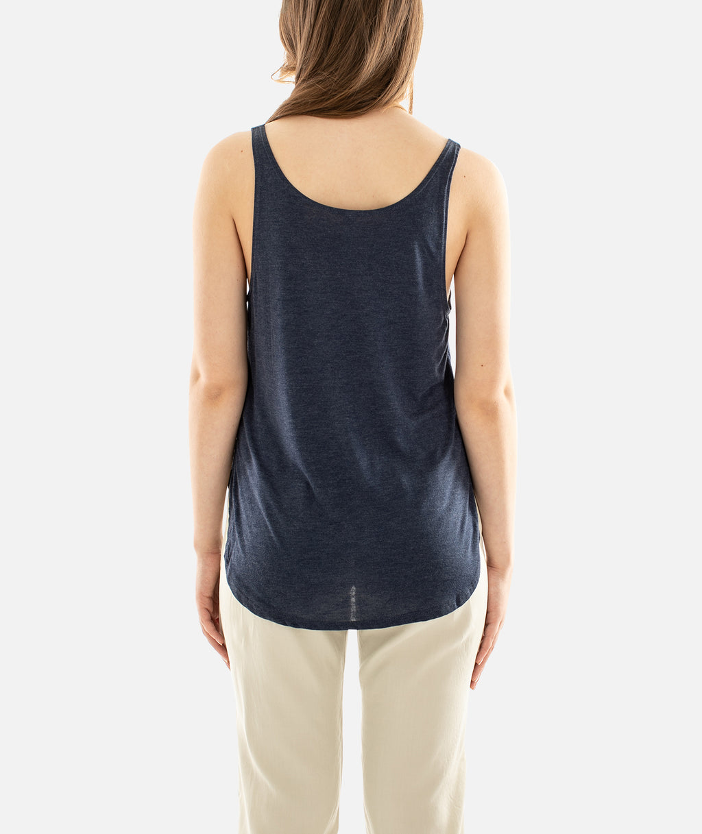 Flamingo Tank - Navy - Jetty