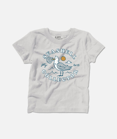 Tot Shell Collector Tee - Silver