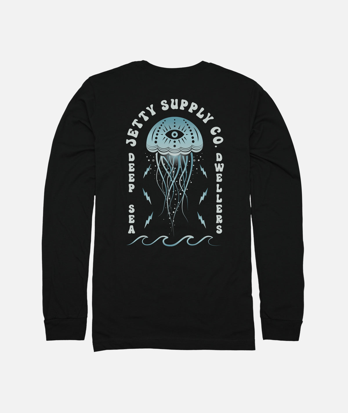 Grom Jelly Long Sleeve - Black - Jetty