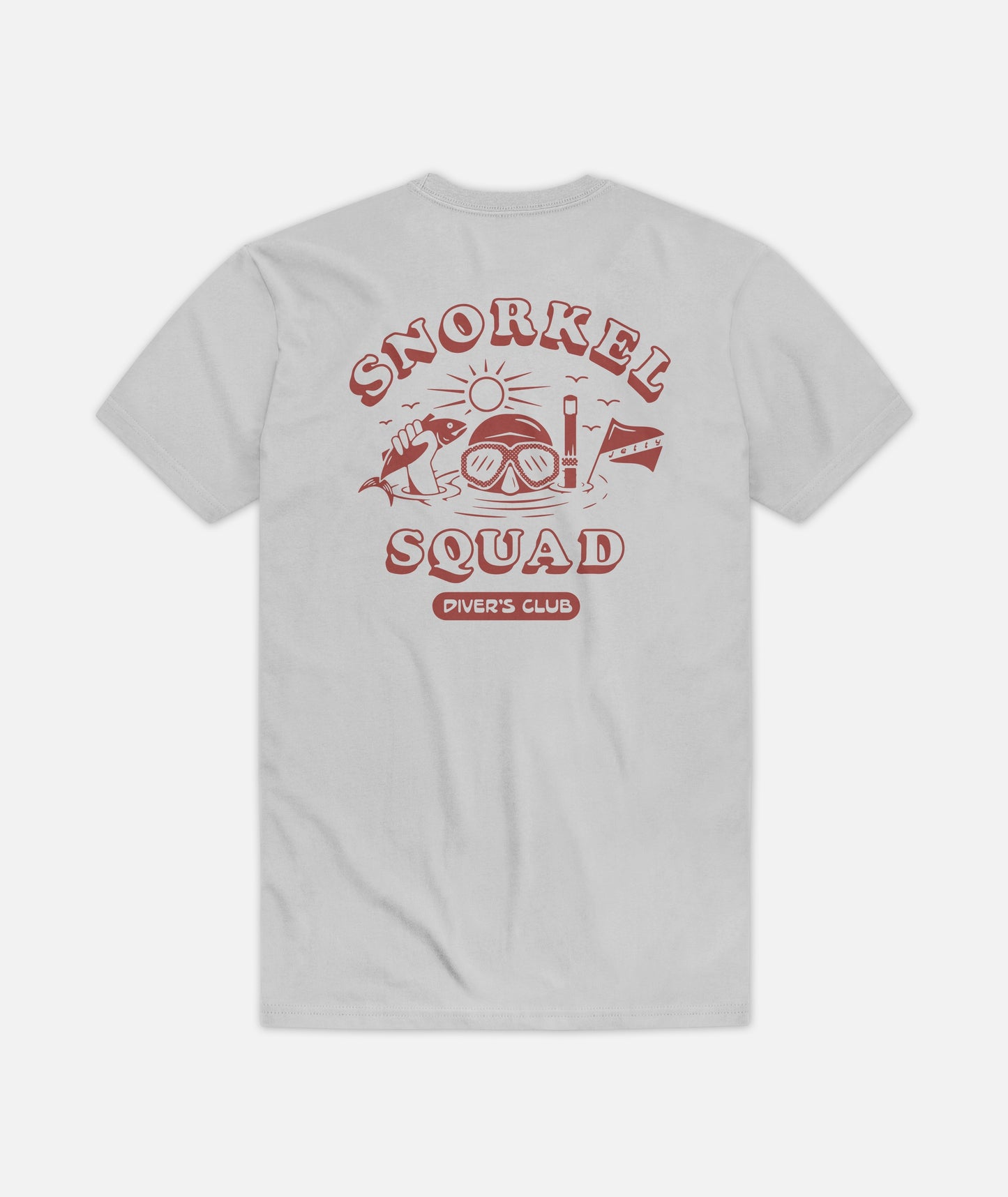 Schnorchel-Squad-T-Shirt – Silber