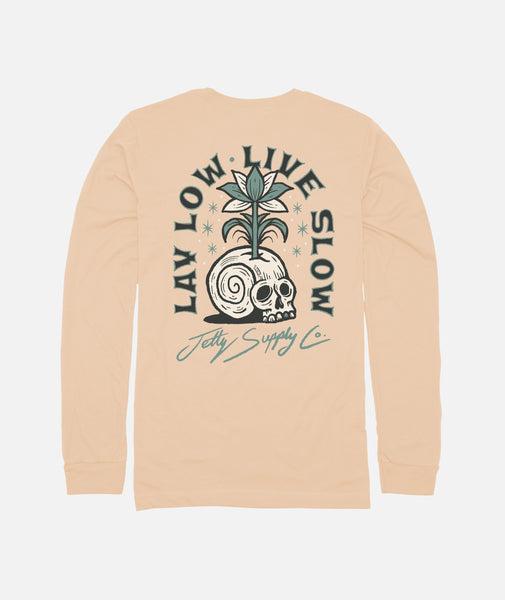 Slow Life Long Sleeve - Peach – Jetty