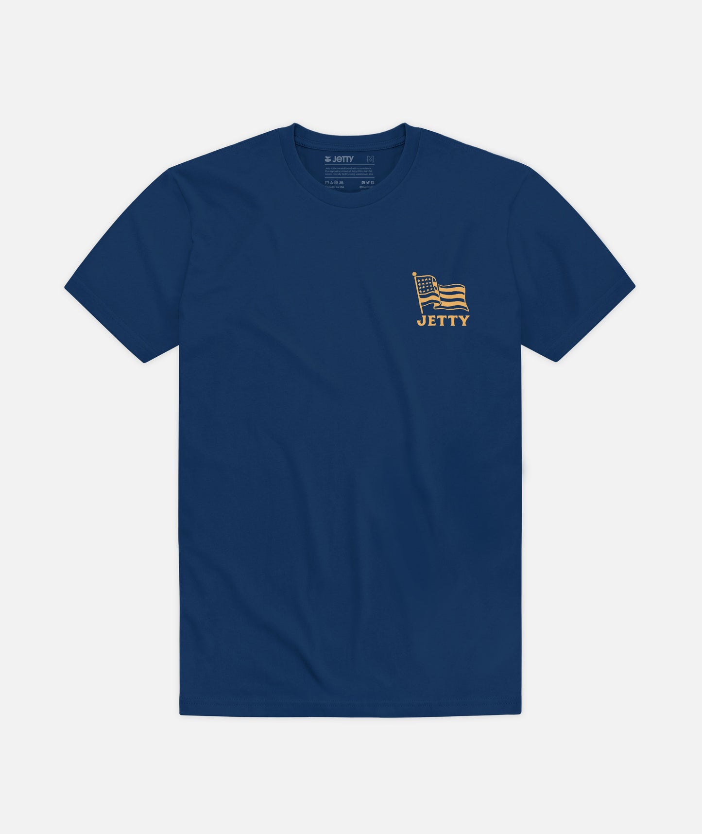 T-Shirt mit Sternenbanner – Blau 
