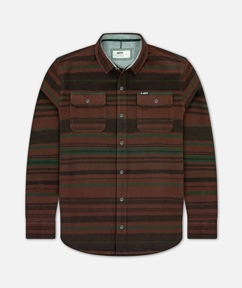 Horizon Flannel - Oxblood - Jetty