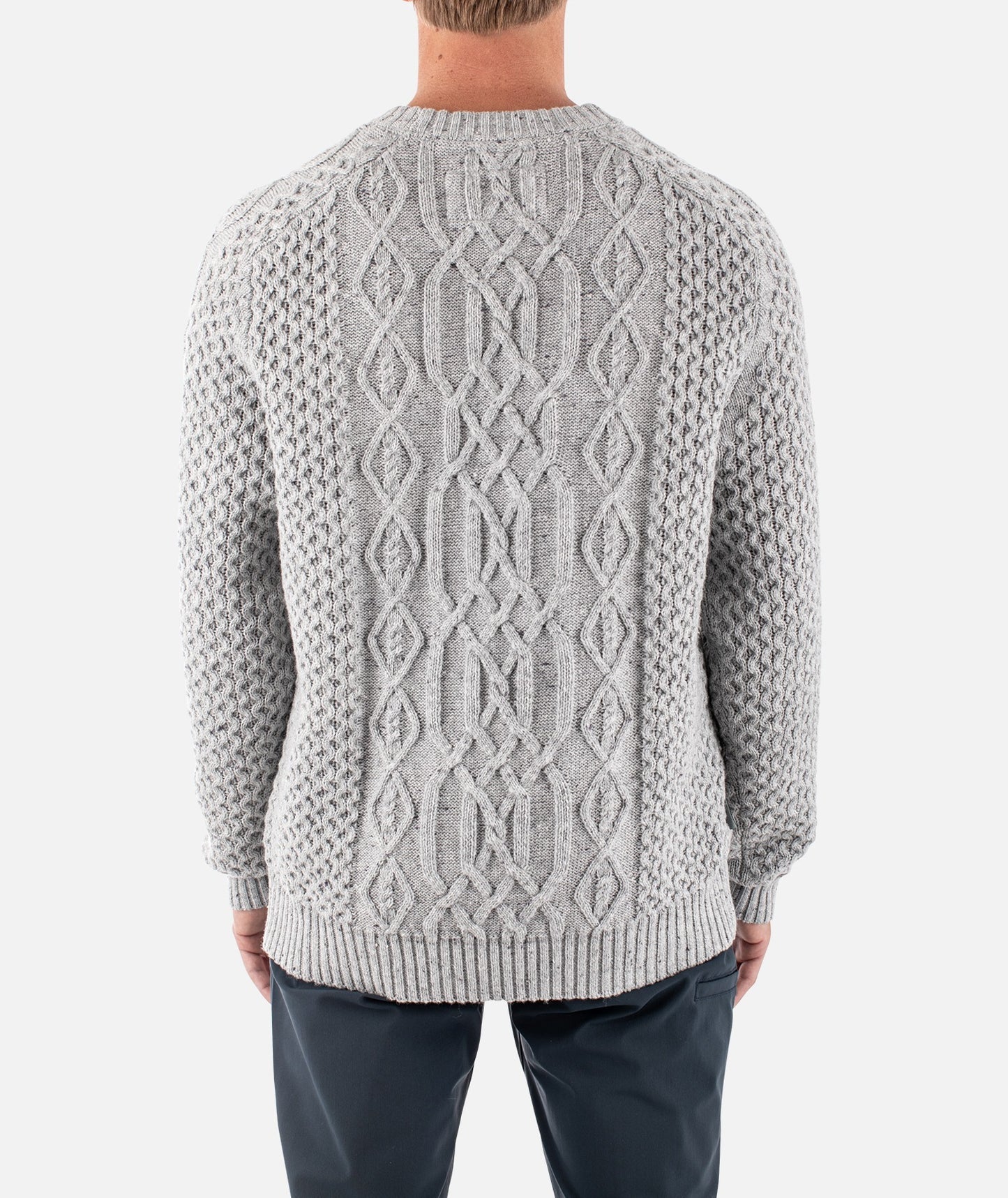 Angler Oystex Sweater - Light Grey